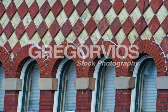 Brick window frames