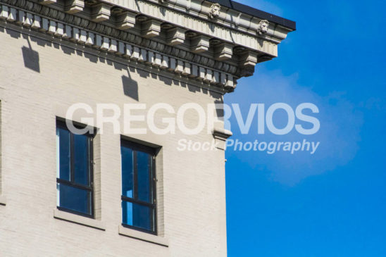 White building with blue sky