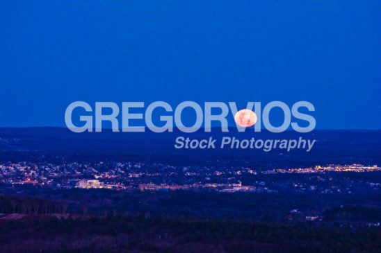 Moon Rise Over Manchester