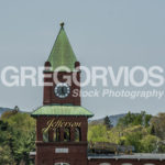 Jefferson Mill Tower and Uncanoonuc Mountains