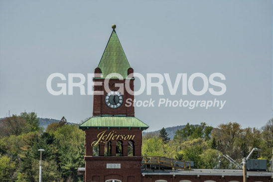 Jefferson Mill Tower and Uncanoonuc Mountains