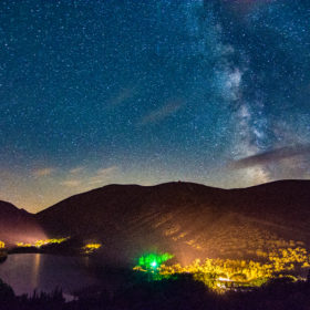 Milky Way over Echo Lake